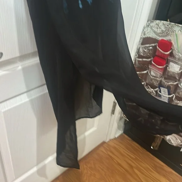 Kenzie size M watercolor tie-dye look sleeveless lined midi dress new with tags - Picture 3 of 4